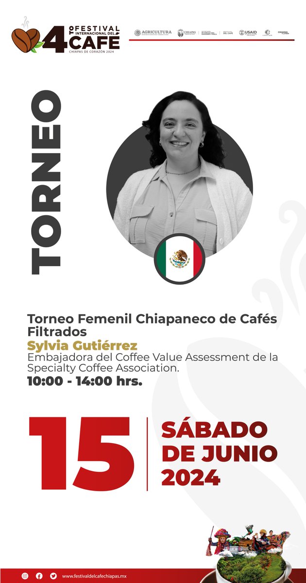 Participa en las conferencias magistrales, paneles, ponencias y talleres en el marco del 4to. Festival Internacional del Café, Chiapas de Corazón 2024.
Te dejamos la agenda de actividades.
¡Con el café, #ChiapasEsMásFuerte!