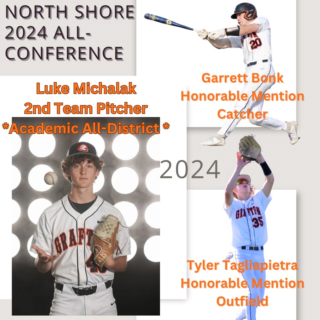 RESP3CTtheGAME's tweet image. Proud to announce 3 Black Hawks received post season honors! Congrats to Luke, Garrett, and Tyler! #blackhawkpride @graftonhihawks @grafton_gabc