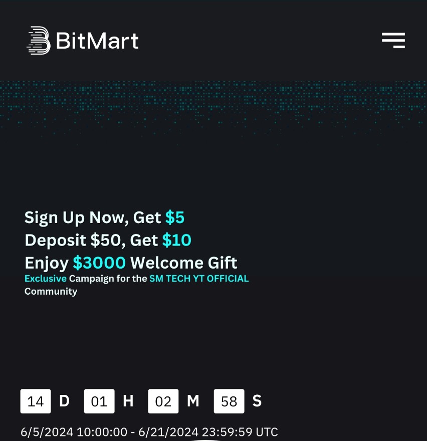 🌟 <a href="/BitMartExchange/">BitMart</a> X #Airdrop 🌟

Register = 15$/Account ( No KYC )

1️⃣ Follow 👉 <a href="/SMTECHYT2/">SM TECH</a> &amp; <a href="/BitMartExchange/">BitMart</a>
2️⃣ Register Event 👉 bitmart.com/activity/exclu…
3️⃣ RT &amp; Tag 3 frds &amp; Like
4️⃣ Comment Bitmart UID 🎉

 🎁 200 User FCFS Extra 5$ ( OMG )

#cryptoairdrop #binance #bybit