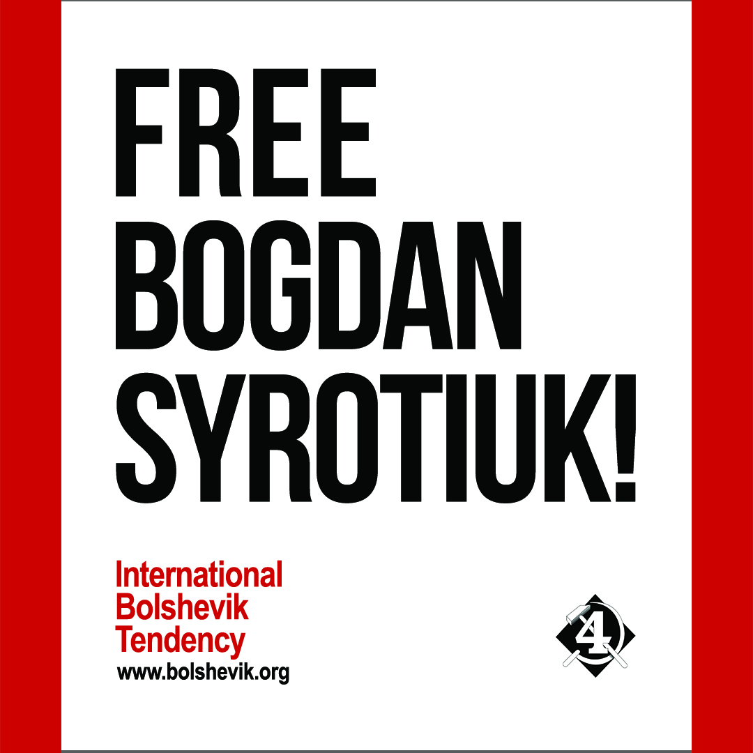 Free Bogdan Syrotiuk! The ICFI reports that Syrotiuk, a leader of their Eastern European youth affiliate is being held by the Zelensky government for alleged propagandistic support the Russian war effort in Ukraine. 1/4
