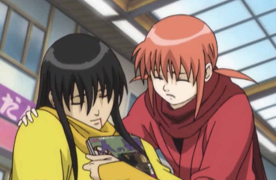 kyuvbei's tweet photo. pieta by unknown, 1650 vs gintama ep 44 go-ninja arc, 2007 https://t.co/gj52QPgOYZ