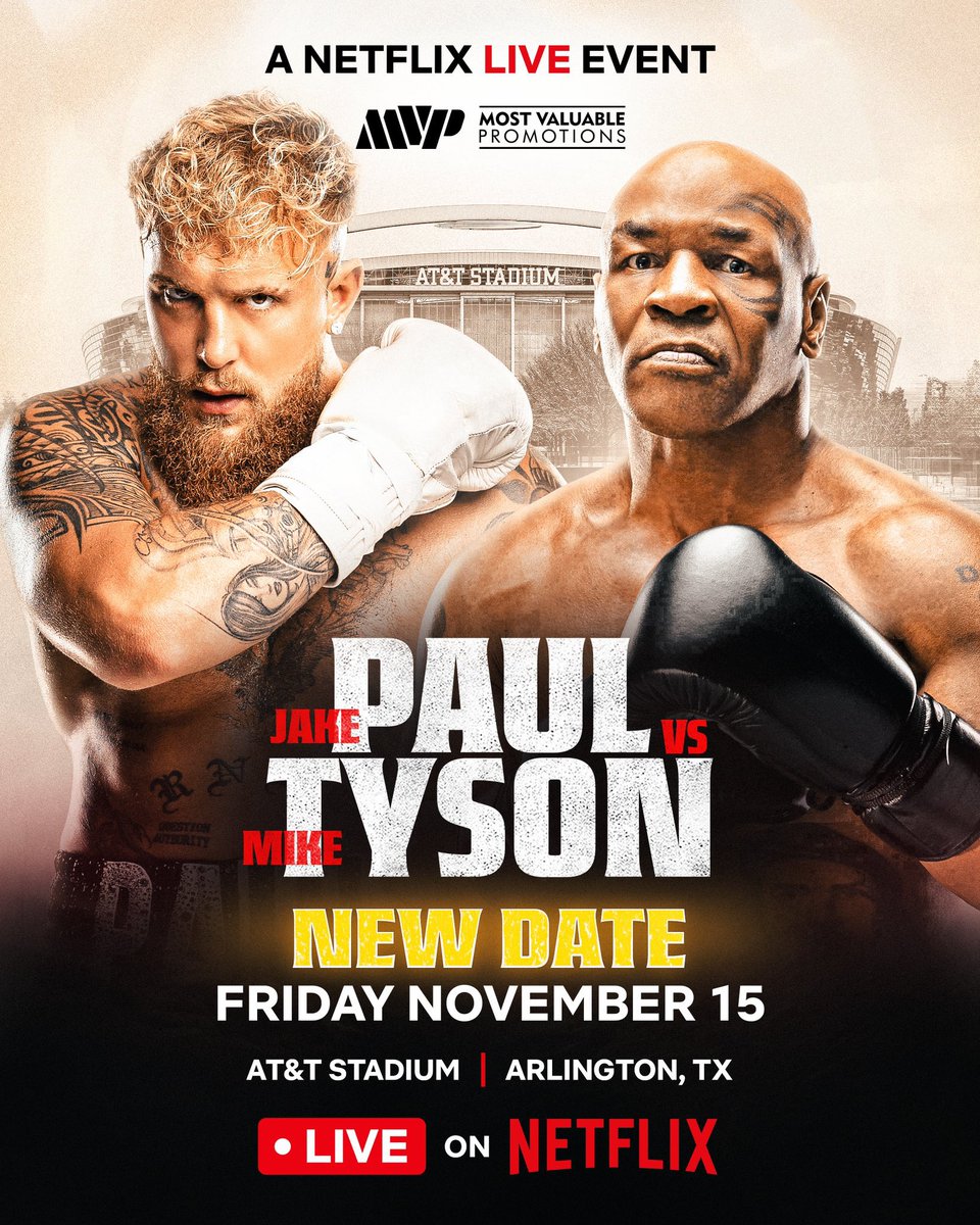 MikeTyson's tweet image. New date for Jake’s wake.

#PaulTyson