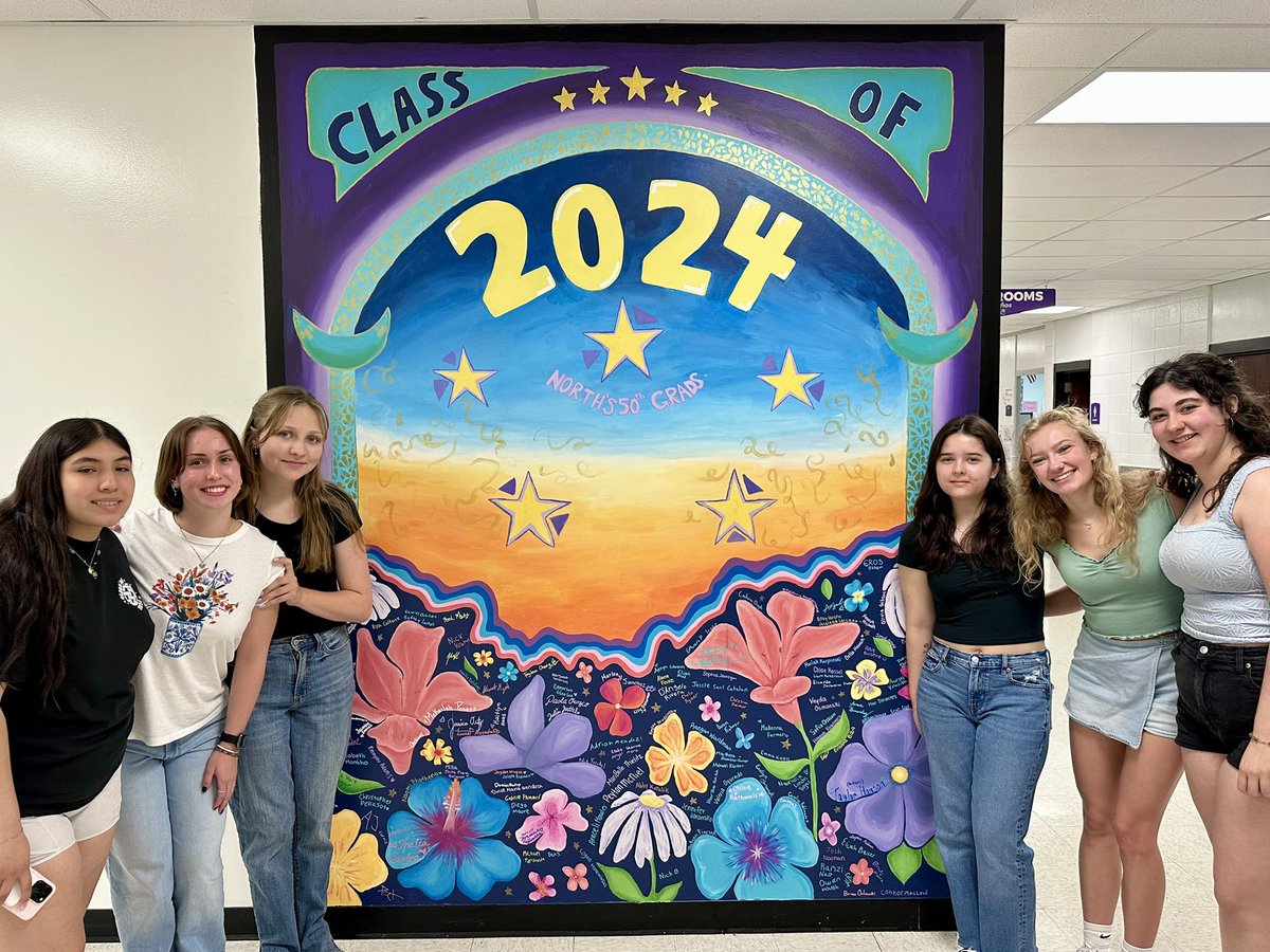 Greta Voit (@gretavoit) on Twitter photo The 2024 mural is complete!!! 💜 🤩 💜 They did an awesome job and highlighted being the 50th graduating class at North! #ProudSeniorBoardAdvisor
Congratulations, <a href="/WaukeshaNorth1/">Waukesha North HS</a> Class of 2024!!! :) The 2024 mural is complete!!! 💜 🤩 💜 They did an awesome job and highlighted being the 50th graduating class at North! #ProudSeniorBoardAdvisor
Congratulations, <a href="/WaukeshaNorth1/">Waukesha North HS</a> Class of 2024!!! :)