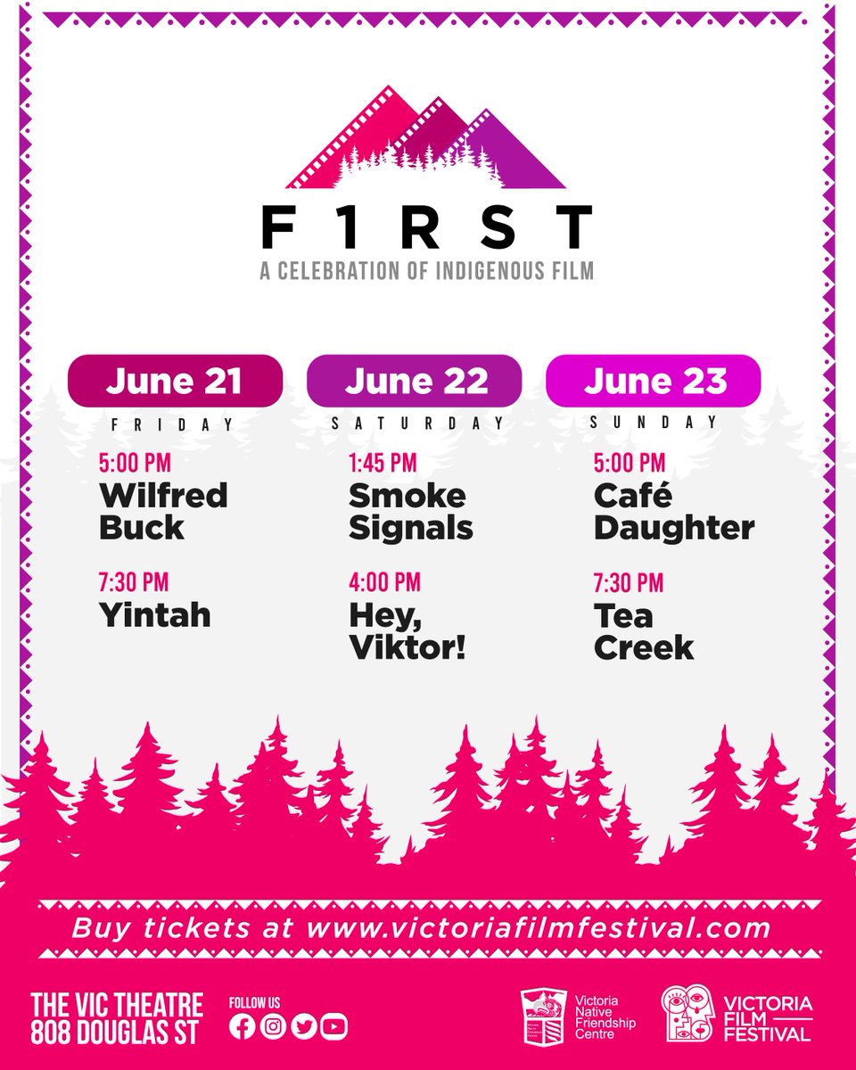 VicTheatreYYJ's tweet image. 🌿 Don't miss Smoke Signals at The Vic Theatre! This 1998 dramedy is a milestone in Indigenous cinema, full of humour and magic. Join us for an a screening that will leave you inspired.

Get your tickets at victoriafilmfestival.com

#SmokeSignals #F1RST