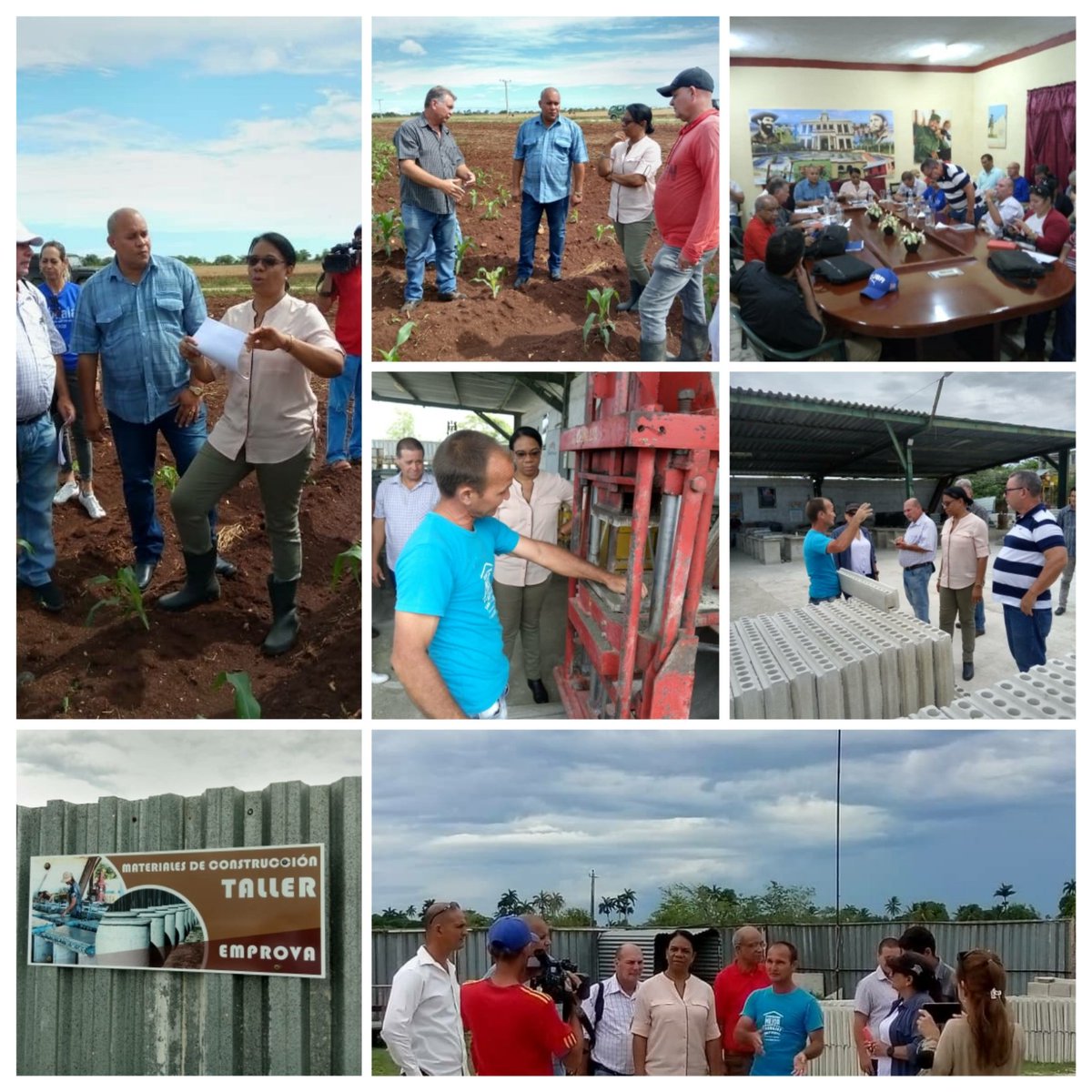 Ciencia e innovación en el terreno, visita al municipio Yaguajay en la provincia Sancti Spíritus, intercambio sobre la elaboración de proyectos que cierran ciclo para la producción agropecuaria,mapa de procesos con el encadenamiento productivo y la economía circular,BioYaguajay🇨🇺