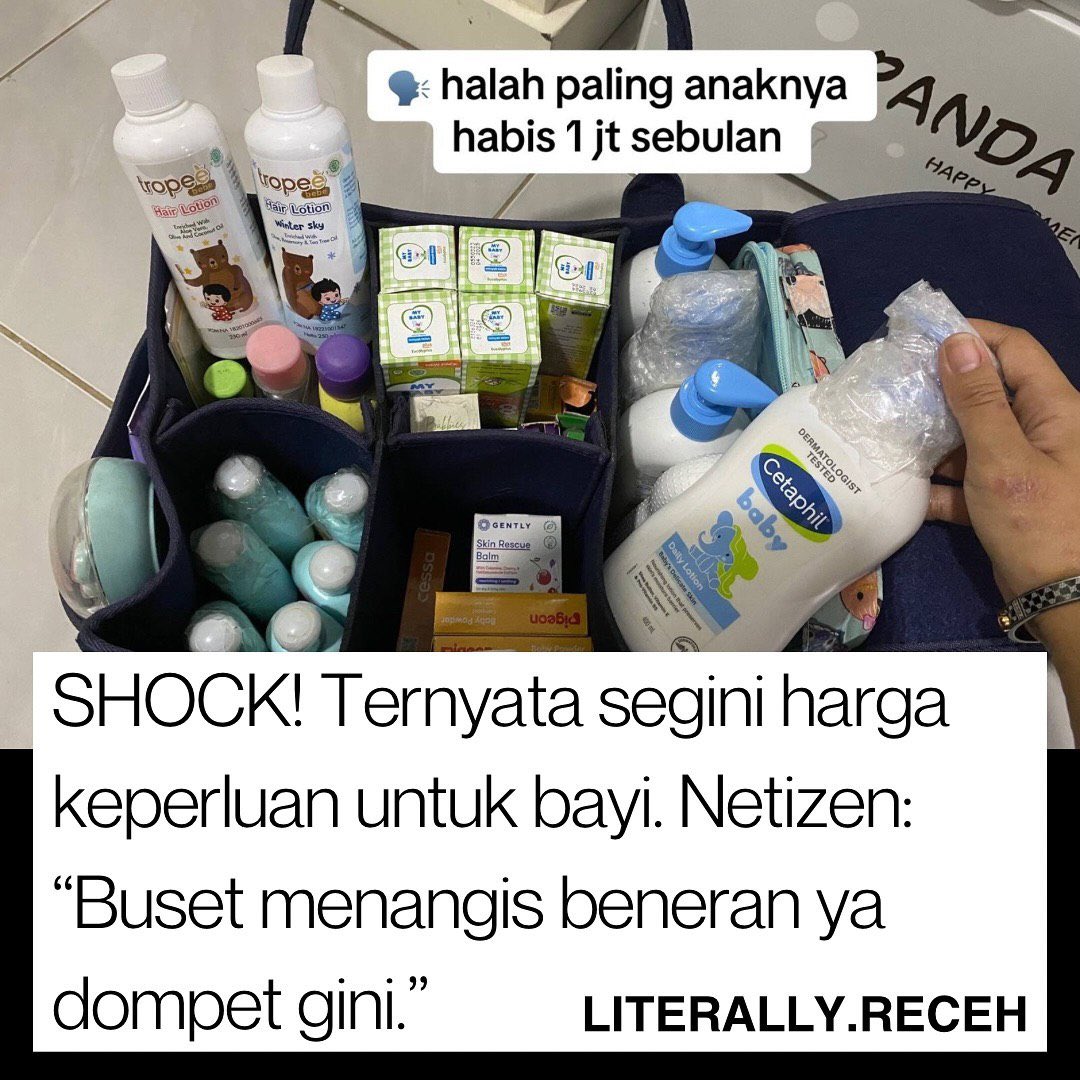 Ternyata Segini Harga Keperluan Untuk Bayi ???

Pengeluaran buat bayi lebih gede dari pada orang dewasa

—a thread