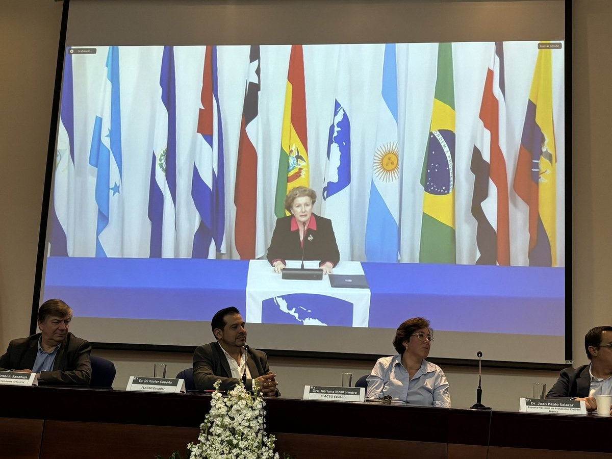 Ahora cierre de las Jornadas en Estudios Internacionales con la Dra. Josette Altmann Borbón- Secretaria General de FLACSO