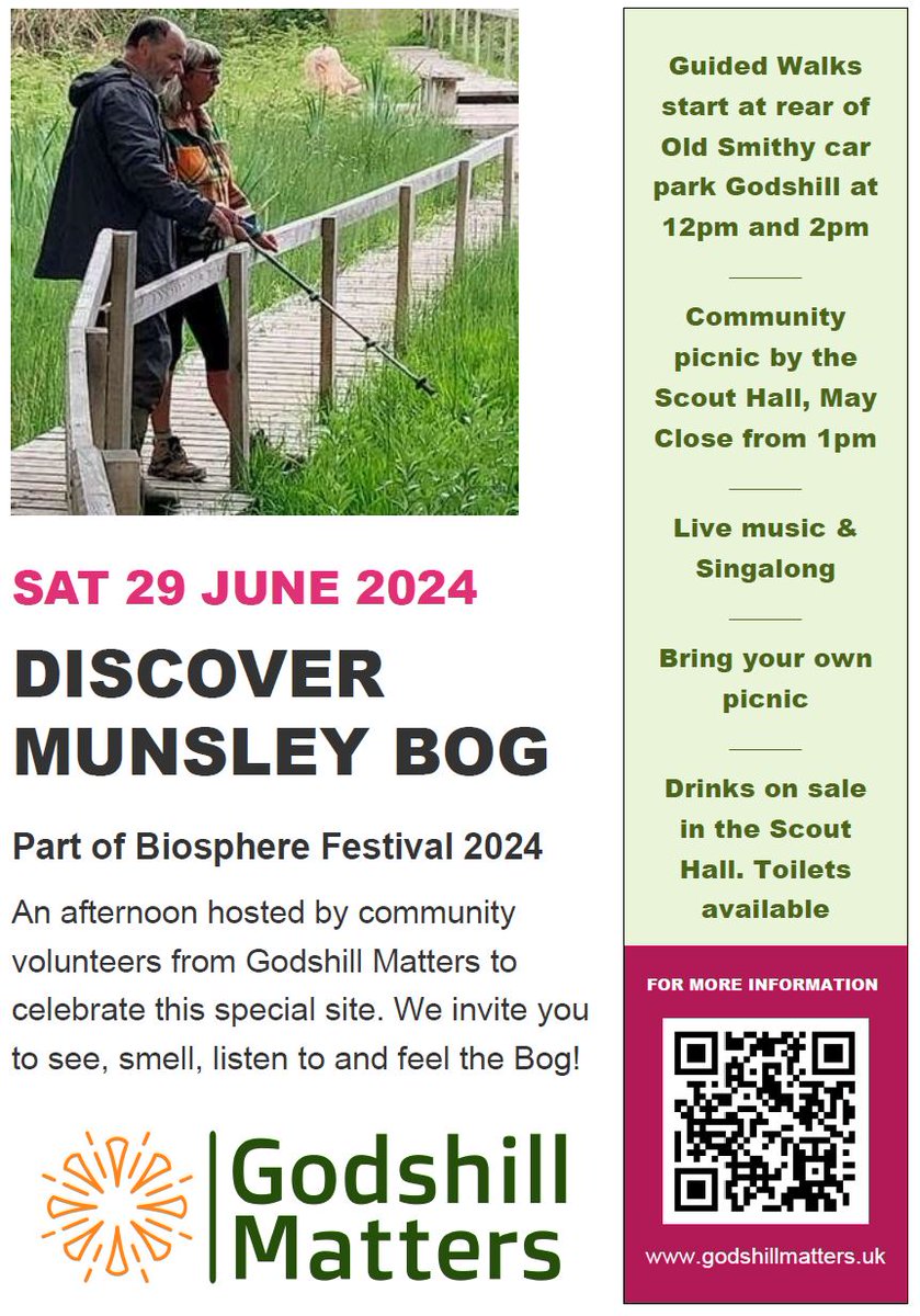 GodshillMatters's tweet photo. Come and chat to us on Saturday 29th June at the Scout Hall in May Close. We're doing our bit to support the Biosphere Festival 2024. Even if it rains, we have the hall! https://t.co/wvLzlU75YR