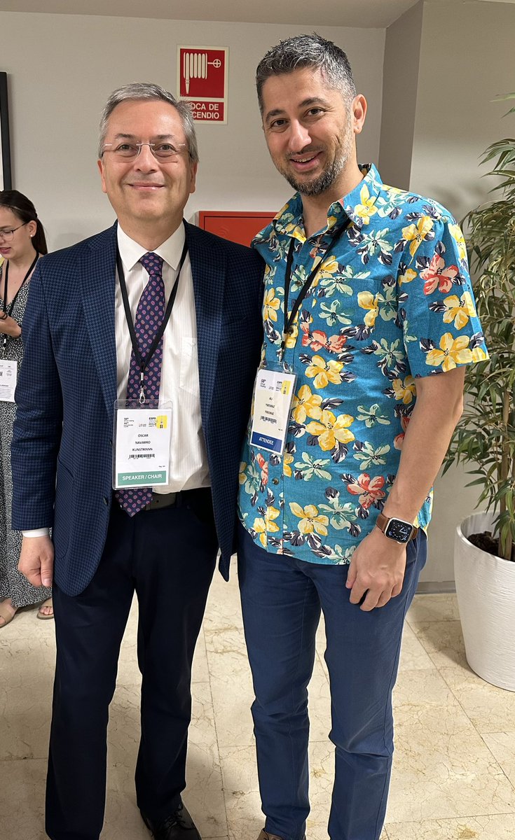 SKPedRadFellows's tweet photo. At #ESPR2024 with former fellow Dr Ali Yikilmaz, now working in Hamilton, Ontario, Canada https://t.co/P70Z3Ga9n1