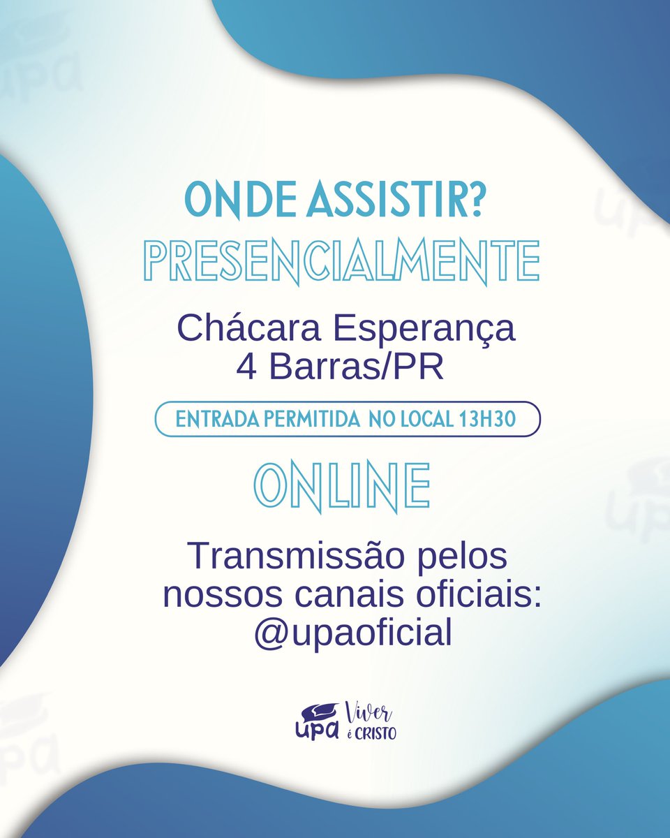 upaoficial's tweet photo. A celebração oficial do Dia do Adolescente Presbiteriano está chegando! 

Já marca na sua agenda o dia 28 de julho, o quarto domingo. É uma data fixa onde todo ano, comemoramos o DAP.

Confere completo na íntegra! https://t.co/5BtSG9w76O