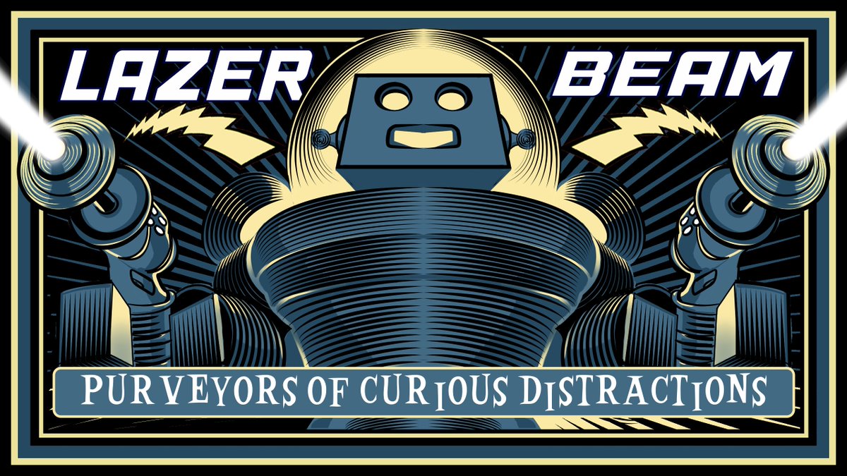 robcandraw1's tweet image. Retro Lazer Beam Robot from an era of innovation and wonder.  Proudly featured at the unique Lazer Beam, Purveyors of Curious Distractions store,coming soon! 
Swing by and let your imagination soar! 
.
.
.
.
#RetroRobot  #CuriousDistractions  #IllustrationArt #RetroFuture