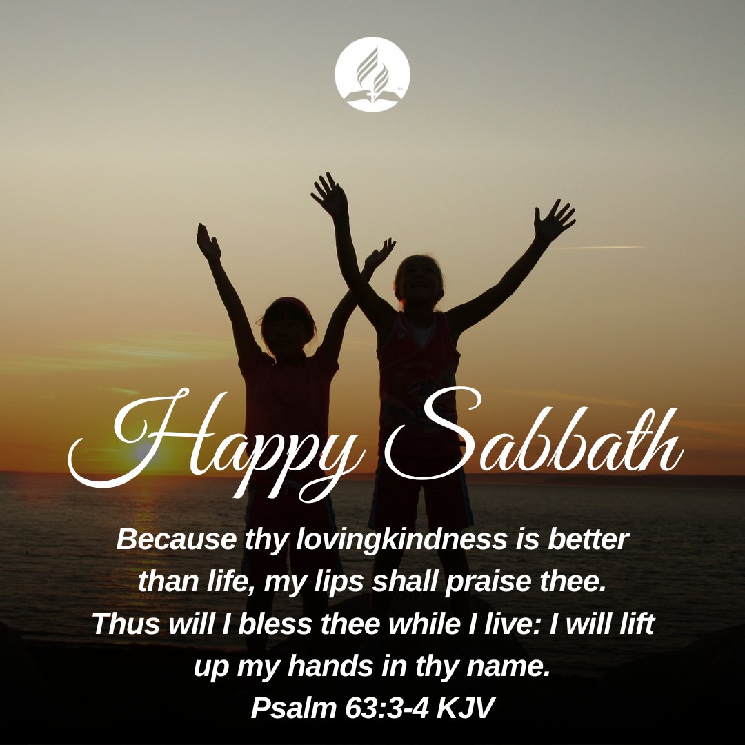 yallahssda's tweet photo. Happy Sabbath, friends!

God is good all the time, and all the time God is good. As we embrace the serenity and blessings of this holy day, let us reflect on the words of Psalm 63:3-4: https://t.co/wyLwHL9qrK