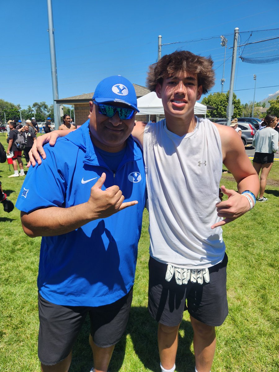 MemphisHunkin's tweet image. Just wanted to thank Coach Kalani Sitake and his staff for putting on a great camp this summer! Always on the grind 🔥🔥