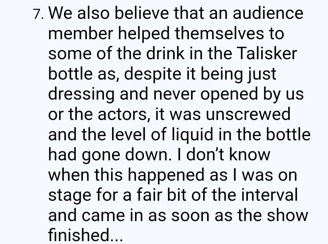 When you're left wondering if Douglas Richardson was in the audience tonight after you have to write the following in your show report...
Oh, the joys of working in the round! 🙄
<a href="/JohnFinnemore/">John Finnemore</a>