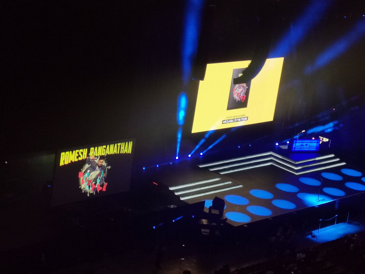 Fabulous evening watching Romesh Ranganathan at the <a href="/leeds_arena/">first direct Arena</a> this evening❤️