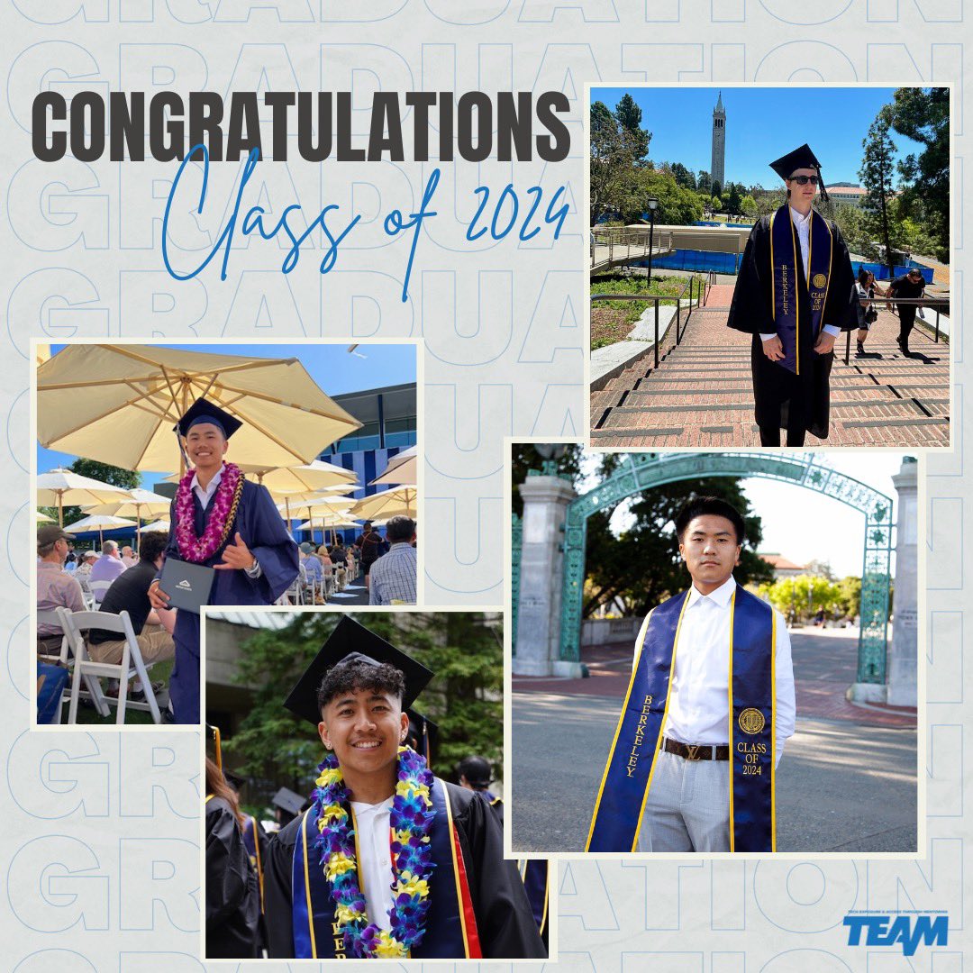 Celebrating the incredible achievements of our TEAM Inc. alumni who graduated from high school &amp; college! Congrats to the #Classof2024! Show our scholars some love 🎓
