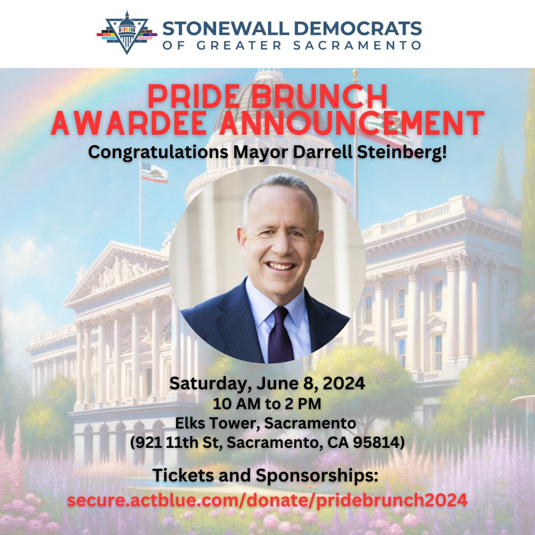 sacstonewall's tweet photo. We are looking forward to kicking off Pride weekend by celebrating with you tomorrow at our Inaugural Pride Brunch! Last minute tickets still available here for purchase: https://t.co/qc3TR3RCtz https://t.co/fhZrNbcMGr