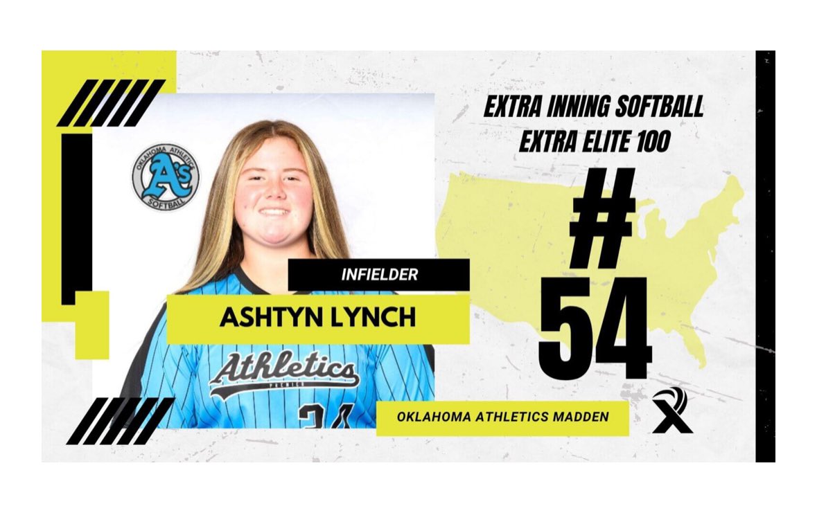 Ashtyn Lynch 2027 (@ashtynlynch2027) on Twitter photo Ranked #54 infielder for the class of 2027! Thank you <a href="/ExtraInningSB/">EXTRA INNING SOFTBALL</a> for the write up!! Ranked #54 infielder for the class of 2027! Thank you <a href="/ExtraInningSB/">EXTRA INNING SOFTBALL</a> for the write up!!