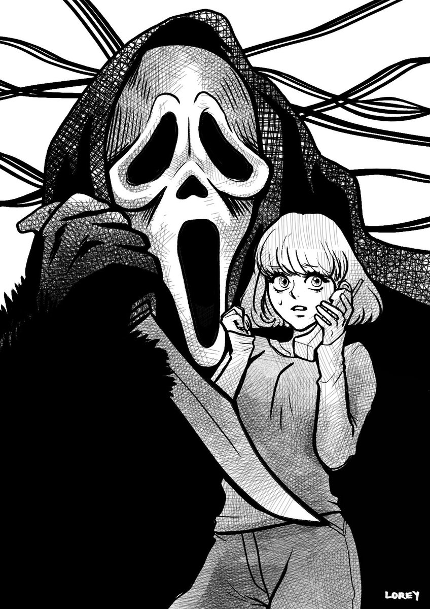 Lorey_art's tweet photo. Scream via @artstationhq https://t.co/3ktQVqEplU 

#scream #screammovie #horrormovie #digitalart #comicart https://t.co/cfbijQ9RkE