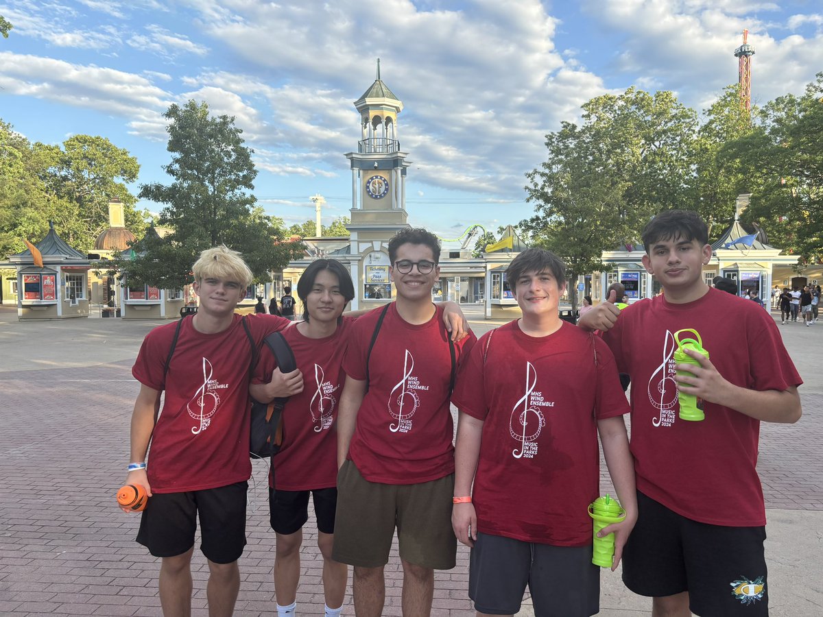 The <a href="/mineolahs/">Mineola High School</a> Wind Ensemble had a blast at <a href="/SixFlags/">Six Flags</a> for Music In The Parks today, and took home the 1st place trophy, a superior rating, AND the Overall Best Band trophy. Congratulations to all of the students. They did an outstanding job! #MineolaProud <a href="/MineolaFineArts/">MineolaFineArts</a>