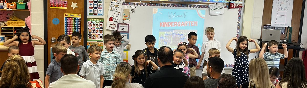 goledgeview's tweet photo. Our kindergarten presentations today were incredible!  Hard to believe they are already going to 1st grade ❤️ #ClarenceProud https://t.co/KpqRqmPZZZ