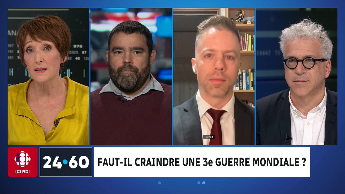 80 ans après le débarquement de Normandie, faut-il craindre une 3e guerre mondiale?

<a href="/juliedroletrdi/">Julie Drolet</a> reçoit Jean-François Ratelle, Benoit Hardy-Chartrand et Frédéric Mérand.

rc.ca/T7zplM

#RDI2460