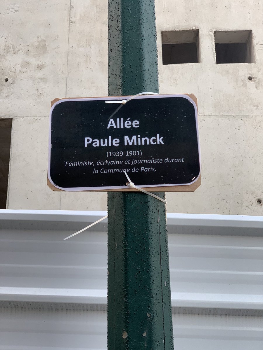 Bonjour <a href="/VilledeBagneux/">Ville de Bagneux</a>,
Il y a une petite erreur de date de naissance pour Paule Minck ! Espérons que cela sera corrigé sur les plaques définitives :)