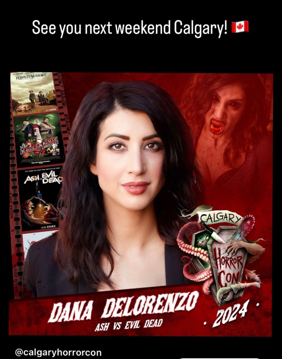 Canada, Oh Canada! Is it next weekend yet? Counting the double doubles till I’m in Calgary… ☕️ 🇨🇦 
See you June 15-16th xx

horror-con.ca