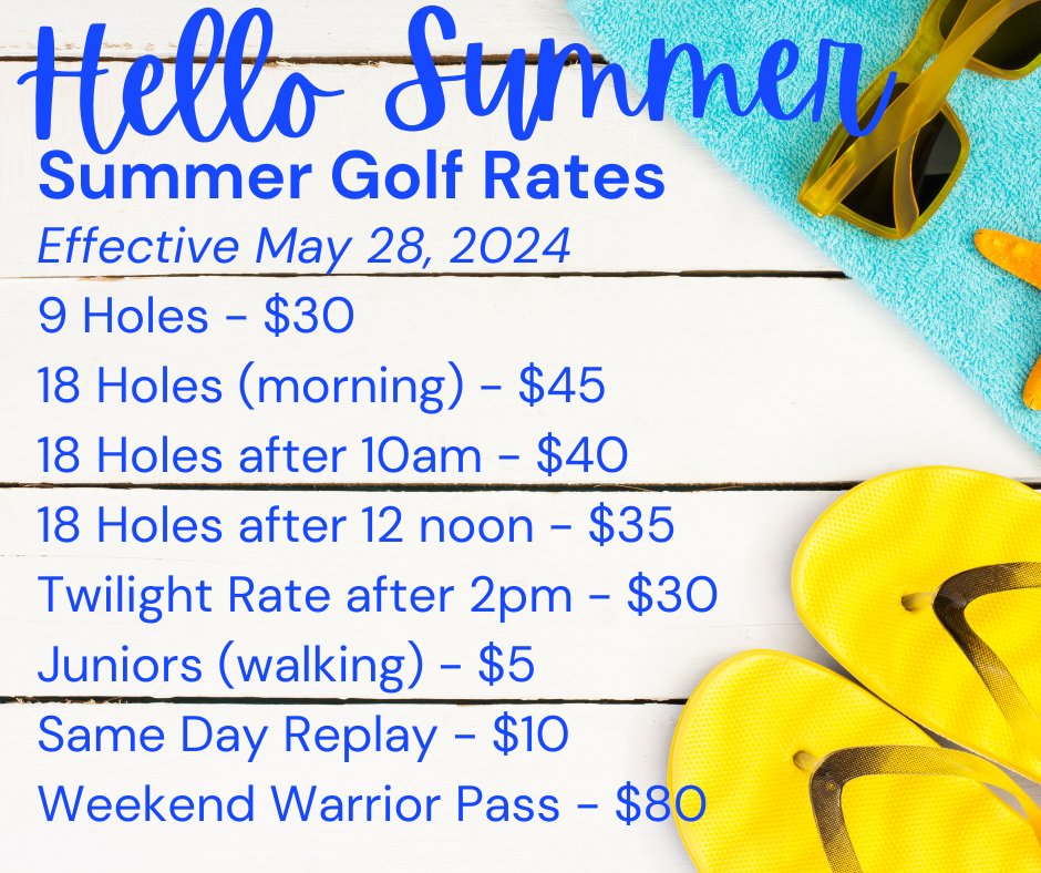 mesadelsolgolf1's tweet image. Check out our Sizzling Summer Golf Rates. Book your tee times by phone or in person up to 7 days in advance or online up to 14 days in advance at playmesadelsol.com.  It's a Dry Heat! #mesadelsol #yumagolf #itsadryheat #summergolf