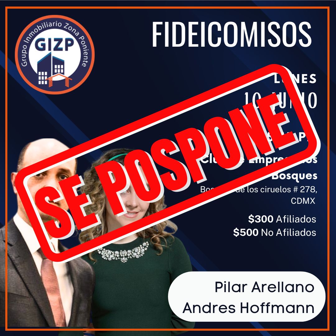 Por motivos de fuerza mayor,  se pospone el evento del Próximo Lunes 10 de Junio. 
Se notificará nueva fecha.