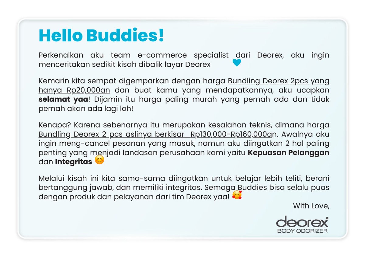 Deorex Body Odorizer tweet media