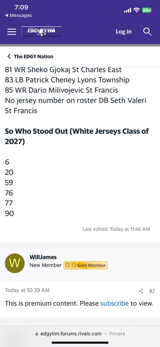Chris Paden (@unknownchris0) on Twitter photo Glad to have preformed well at the <a href="/football_ncc/">NCC Football</a> camp on June 5th (#90). Thanks for recognizing me! <a href="/EDGYTIM/">Timothy “EDGYTIM” OHalloran</a> <a href="/Tinley_Football/">Tinley_Football</a> Glad to have preformed well at the <a href="/football_ncc/">NCC Football</a> camp on June 5th (#90). Thanks for recognizing me! <a href="/EDGYTIM/">Timothy “EDGYTIM” OHalloran</a> <a href="/Tinley_Football/">Tinley_Football</a>