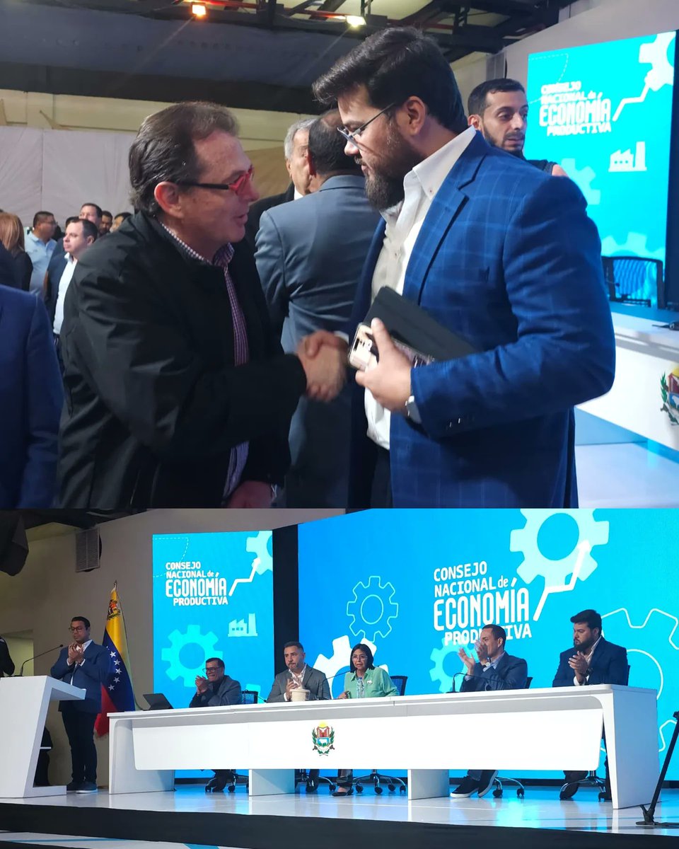 ErnestoLunaPsuv's tweet photo. ¡𝗘𝗹 𝗳𝘂𝘁𝘂𝗿𝗼 𝗱𝗲 𝗩𝗲𝗻𝗲𝘇𝘂𝗲𝗹𝗮 𝗲𝘀𝘁𝗮́ 𝗲𝗻 𝗲𝗹 𝗼𝗿𝗶𝗲𝗻𝘁𝗲!

En el Consejo Nacional de Economía Productiva buscamos el acercamiento del sector productivo público y privado con el objetivo de seguir afianzando la recuperación económica de Venezuela y brindarle https://t.co/qFccEBZTas