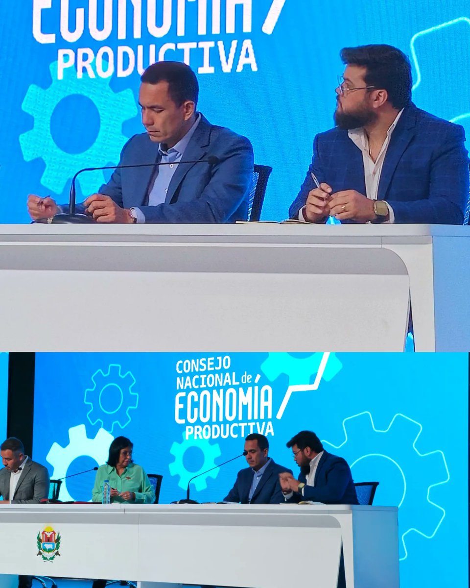 ErnestoLunaPsuv's tweet photo. ¡𝗘𝗹 𝗳𝘂𝘁𝘂𝗿𝗼 𝗱𝗲 𝗩𝗲𝗻𝗲𝘇𝘂𝗲𝗹𝗮 𝗲𝘀𝘁𝗮́ 𝗲𝗻 𝗲𝗹 𝗼𝗿𝗶𝗲𝗻𝘁𝗲!

En el Consejo Nacional de Economía Productiva buscamos el acercamiento del sector productivo público y privado con el objetivo de seguir afianzando la recuperación económica de Venezuela y brindarle https://t.co/qFccEBZTas