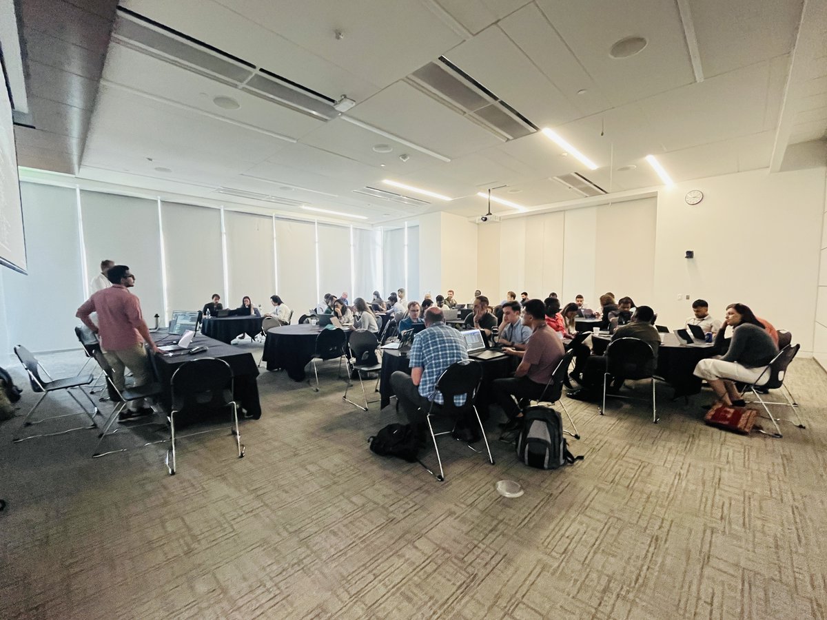 SNeisary's tweet photo. I had a great experience leading two workshops and presenting a poster on ML post-processing of NWM data using Amazon SageMaker at CIROH DevCon. The first workshop was about leveraging SageMaker to develop LSTMs. Thanks to @arpita0911patel , James Halgren, and Scott Hendrickson. https://t.co/iyAXeX6iGU