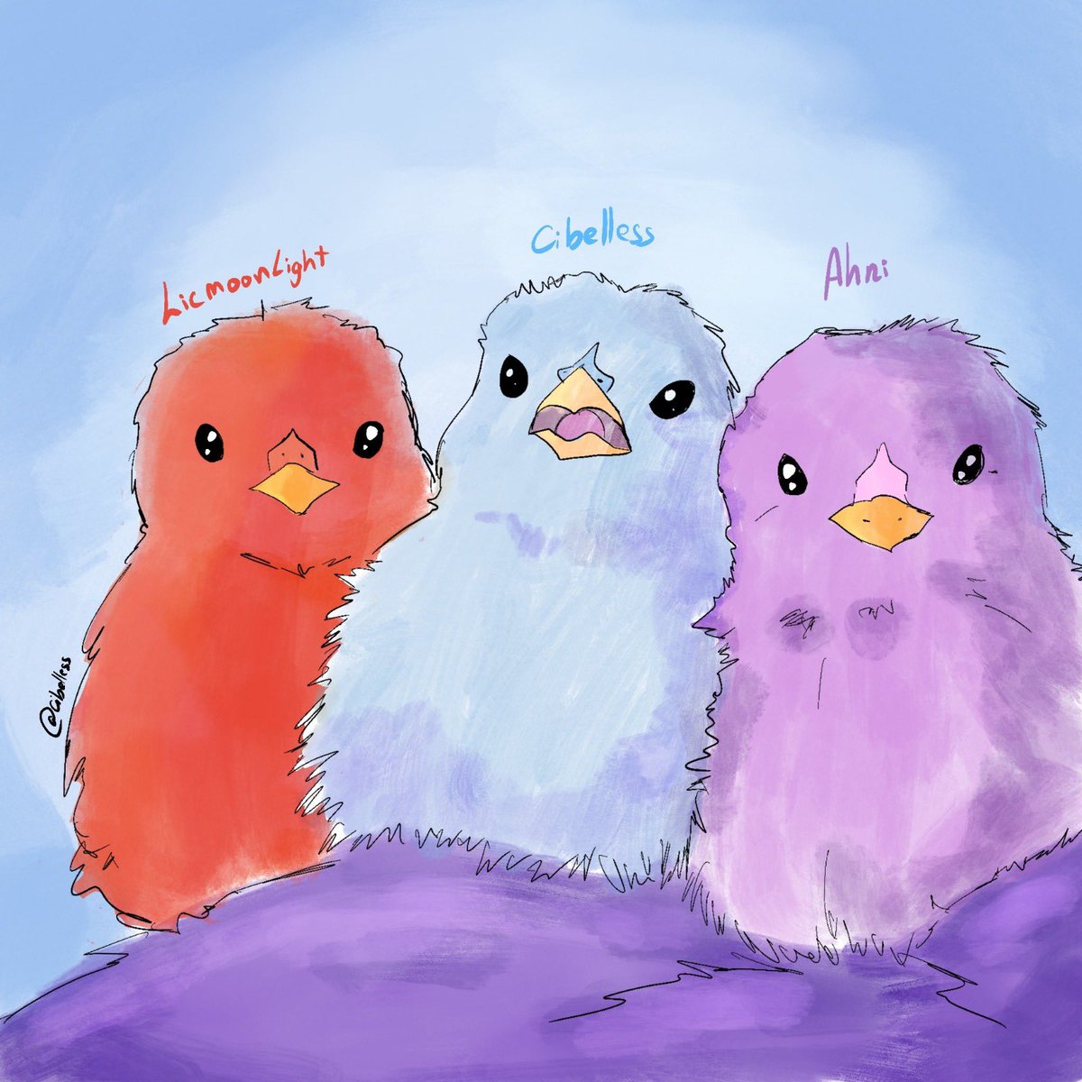 spiritualflowe5's tweet image. Gracias mi @Cibbelles por este detalle tan bonito soy un pollito de colores