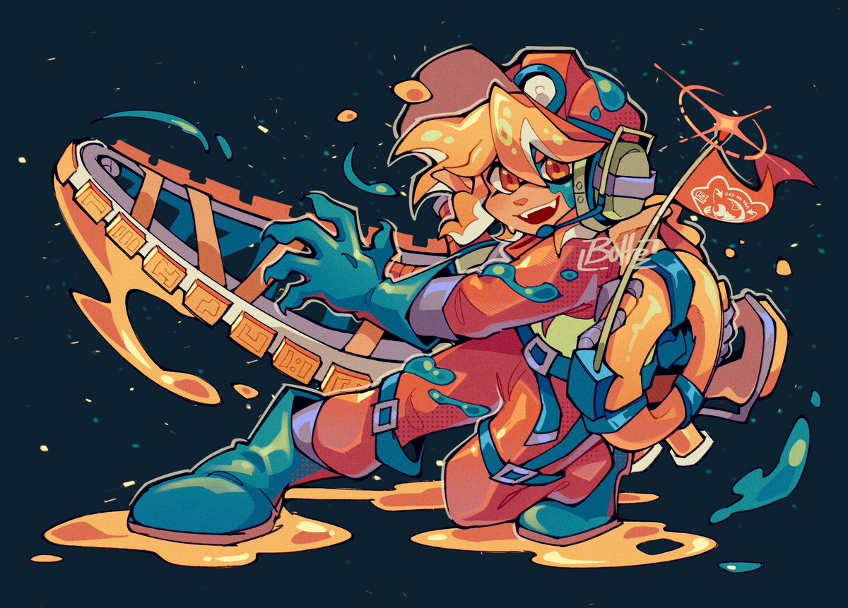 BolteLeppa's tweet photo. BIG Big Run is imminent! NEVER BACK DOWN!! #Splatoon #Splatoon3 https://t.co/vPDW5egXzc