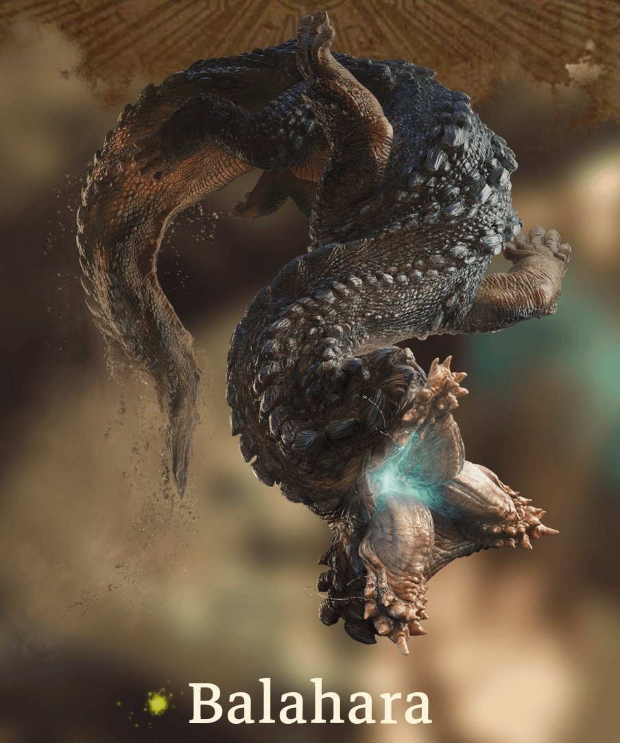 MonHunArchive's tweet photo. Revealed in a new trailer in Summer Game Fest, a new Leviathan from #MHWilds, Balahara. https://t.co/HtwYOio4Vh