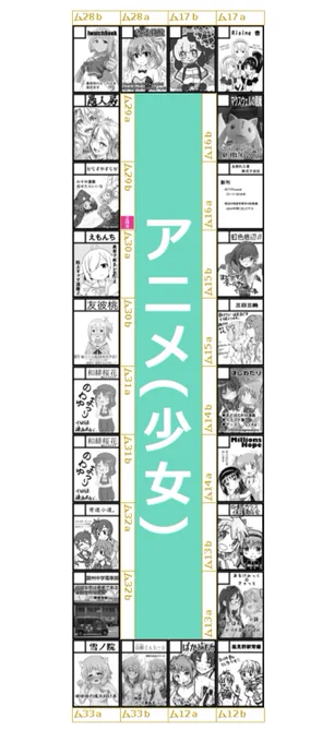 ゆゆゆ島は14サークルか。 