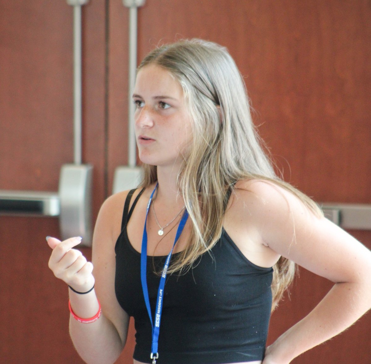 DerbyRedRaider's tweet photo. Shout out to Emma Hyder ('25) pictured here last June as a 2023 HOBY Youth Ambassador. This year Emma applied for &amp; was accepted as a HOBY Team Alumni. She'll put her service leadership learning into action while facilitating activities during the 2024 HOBY program. Go Em! https://t.co/cXfxZJ1nVM