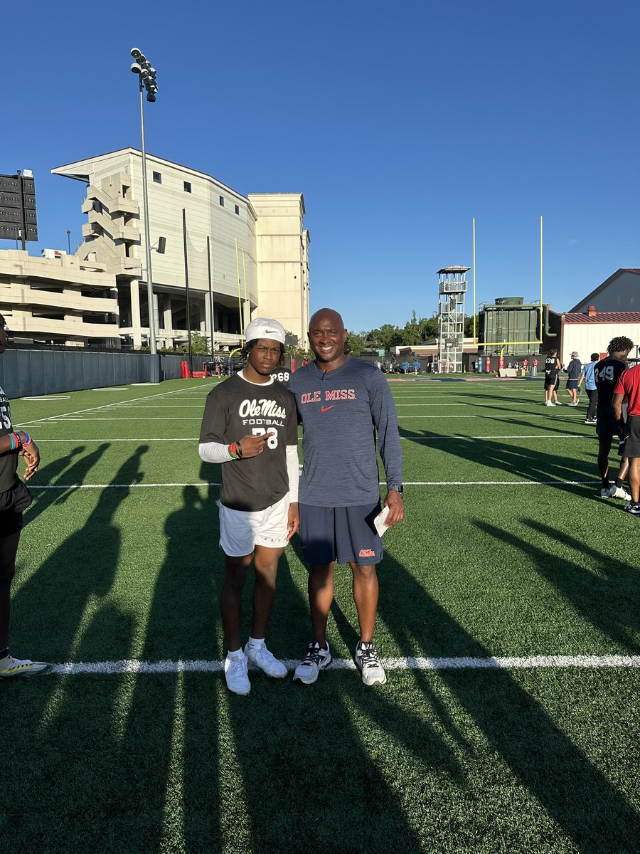 Jamari Brown (@jamaridj) on Twitter photo #AGTG After a great camp, and conversation with <a href="/CoachGMcDonald/">George McDonald</a> I am blessed to receive an offer from The University of Mississippi! <a href="/OleMissFB/">Ole Miss Football</a> <a href="/Dre_Muhammad/">Dre Muhammad</a> <a href="/AllenTrieu/">Allen Trieu</a> <a href="/TomLoy247/">Tom Loy</a> <a href="/SWiltfong_/">Steve Wiltfong</a> <a href="/Bryan_Ault/">Bryan Ault - Midwest Scout</a> <a href="/TractionAp/">TractionAP</a> #AGTG After a great camp, and conversation with <a href="/CoachGMcDonald/">George McDonald</a> I am blessed to receive an offer from The University of Mississippi! <a href="/OleMissFB/">Ole Miss Football</a> <a href="/Dre_Muhammad/">Dre Muhammad</a> <a href="/AllenTrieu/">Allen Trieu</a> <a href="/TomLoy247/">Tom Loy</a> <a href="/SWiltfong_/">Steve Wiltfong</a> <a href="/Bryan_Ault/">Bryan Ault - Midwest Scout</a> <a href="/TractionAp/">TractionAP</a>
