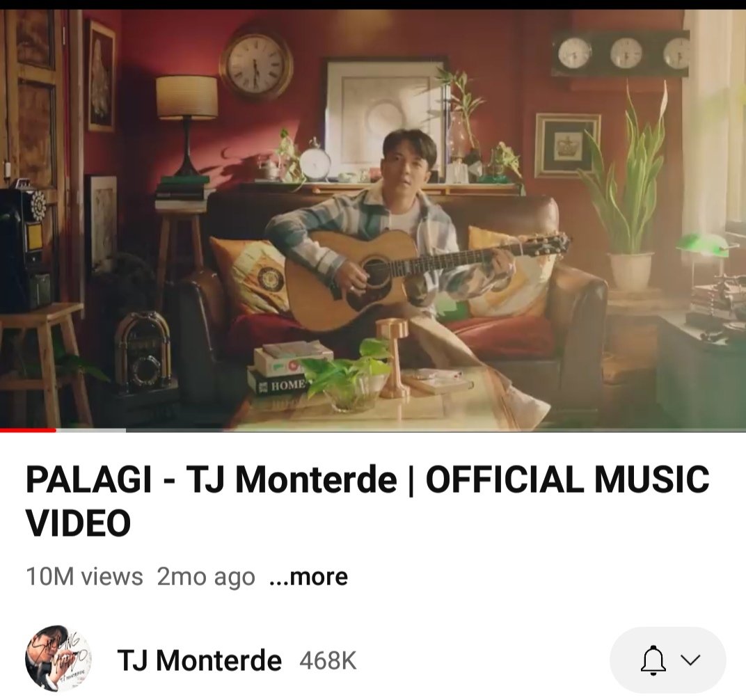 bhelski1's tweet photo. 👏👏👏👏Congrats @tjmusicmonterde 10 m views PALAGI! lahat matutupad🙏TO GOD BE THE GLORY❤️❤️❤️ https://t.co/seRG7I177P