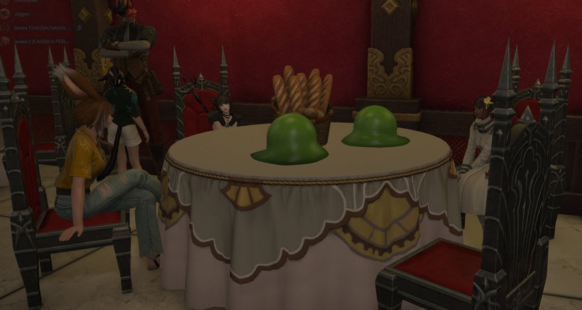 Blobby babies are having at the breadsticks #monkeartparty