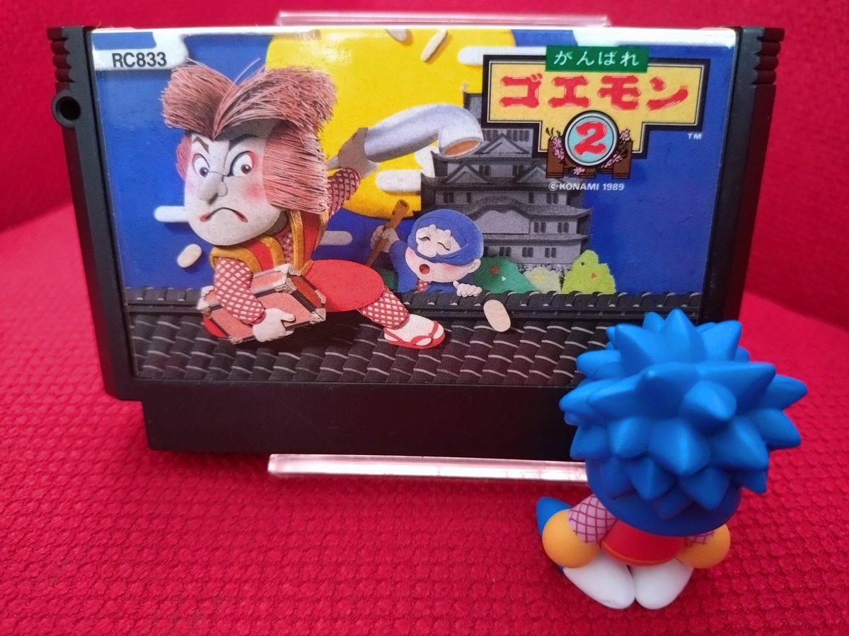 ゴエモンはファミコン2作目迄は風車の弥七みたいな髪型と歌舞伎役者的