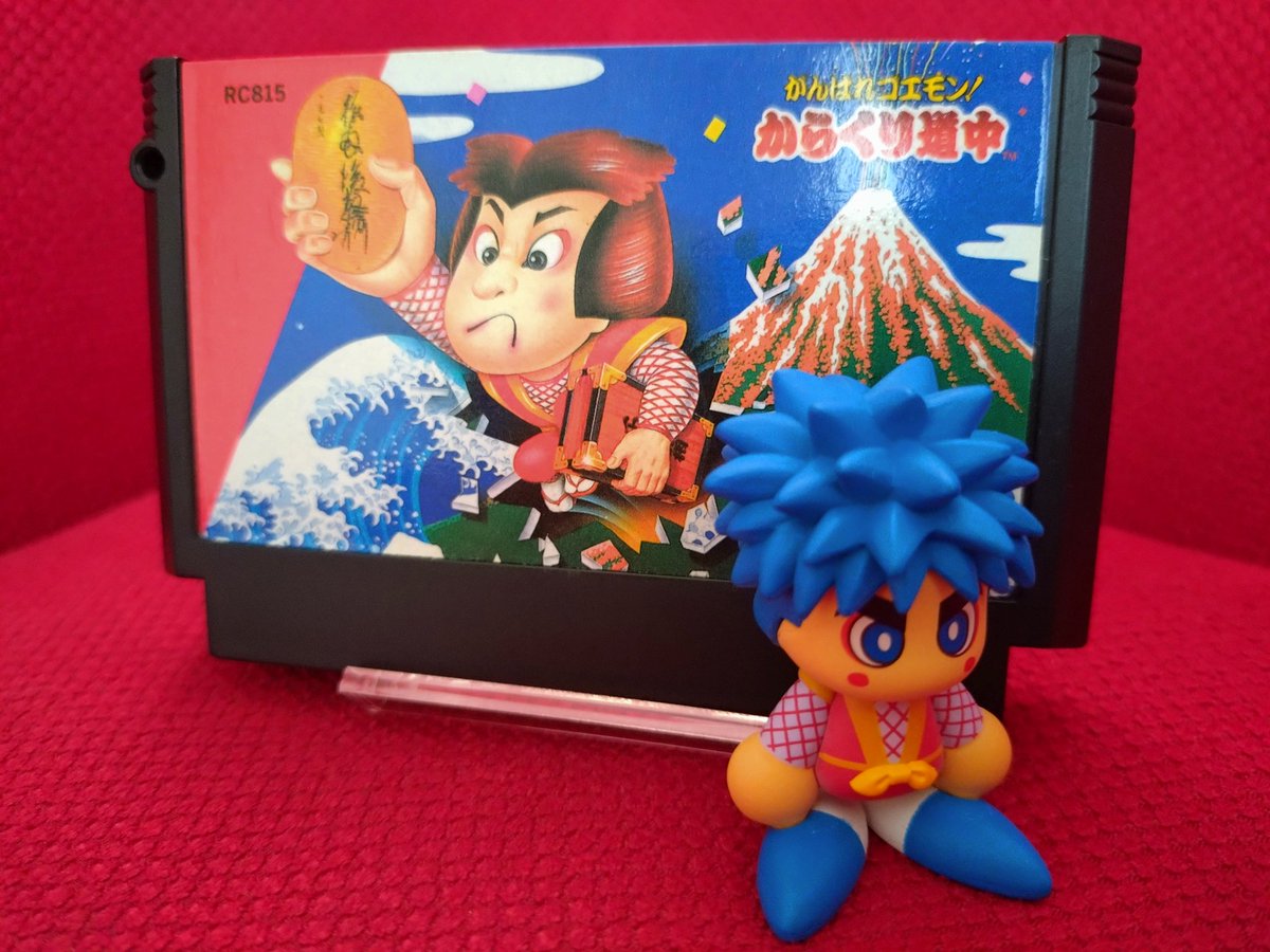 ゴエモンはファミコン2作目迄は風車の弥七みたいな髪型と歌舞伎役者的