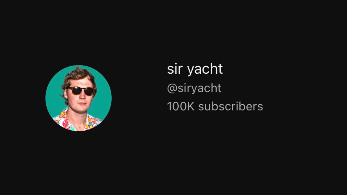 Sir Yacht tweet media