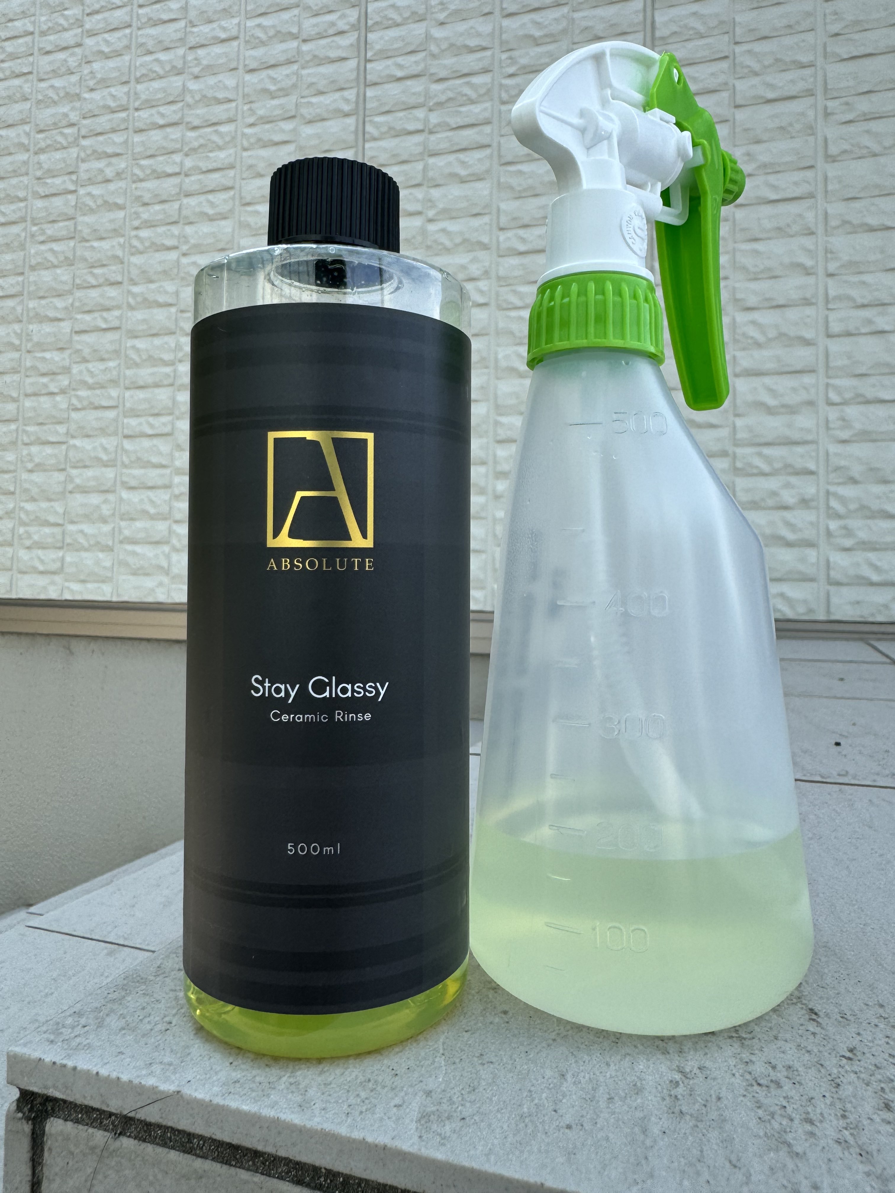 Stay Glassy Ceramic Rinse 500ml ABSOLUTE CIRCUS CERAMIC WAX 200ml