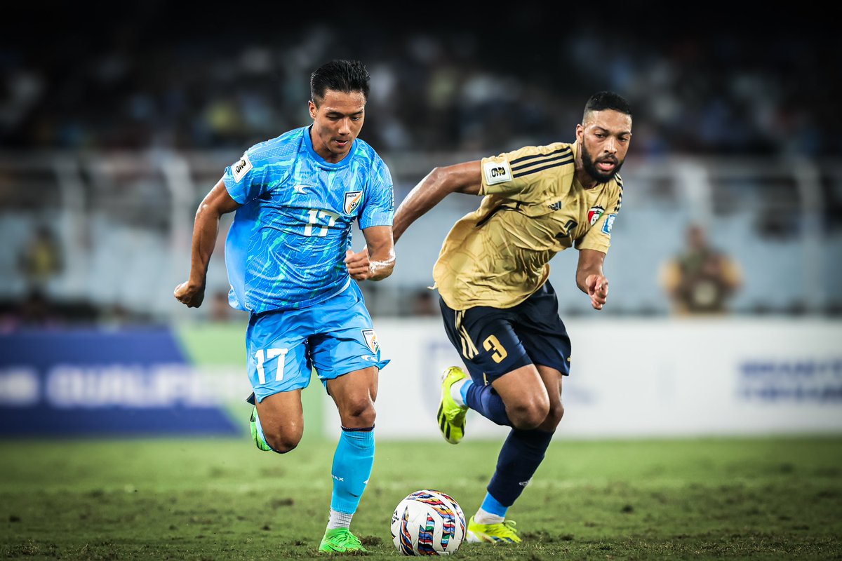 nikhilpatil_SP's tweet photo. India 🇮🇳 vs Kuwait 🇰🇼
FIFA World Cup Qualifiers-Round 2
June 6th 2024
.
.
.
#FIFA #FIFAWCQ #India #IndianFootball #Kuwait #AFC #SunilChhetri #SportsPhotography #SportsPhotographer #Football #Fans https://t.co/jCouNKWxe5