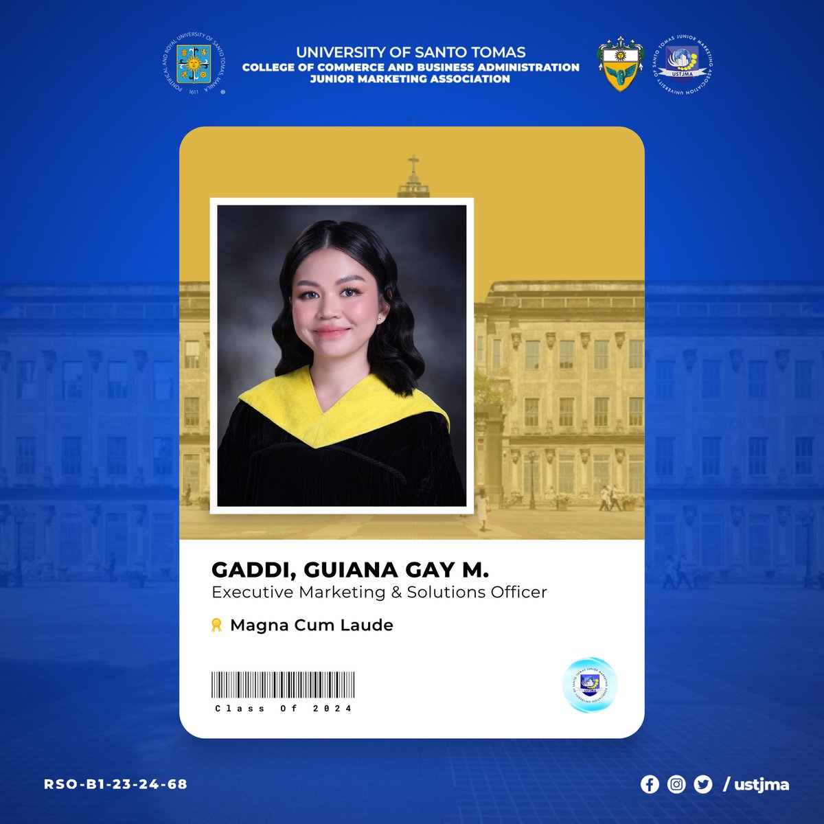 ustjma's tweet photo. 𝙏𝙝𝙚 𝙘𝙪𝙧𝙩𝙖𝙞𝙣 𝙛𝙖𝙡𝙡𝙨 𝙤𝙣 𝙖𝙣𝙤𝙩𝙝𝙚𝙧 𝙢𝙤𝙢𝙚𝙣𝙩𝙤𝙪𝙨 𝙮𝙚𝙖𝙧 𝙛𝙤𝙧 𝙤����𝙧 𝙞𝙣𝙨𝙥𝙞𝙧𝙞𝙣𝙜 𝙡𝙚𝙖𝙙𝙚𝙧𝙨! 🎓💫 

We extend our heartfelt congratulations to the remarkable (cont.) https://t.co/dxdZOnmULS