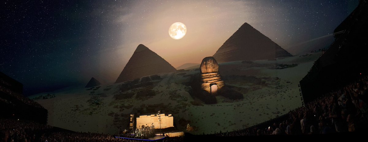 Still not over last nights .<a href="/deadandcompany/">Dead & Company</a> show .<a href="/SphereVegas/">Sphere</a> ! I was standing on the edge of the musical cosmos, I was standing in the sepia toned desert, I made it to <a href="/RedRocksCO/">Red Rocks Park & Amphitheatre</a> and then landed in Egypt at the pyramids. There’s nothing like this show! Go see it for yourself!